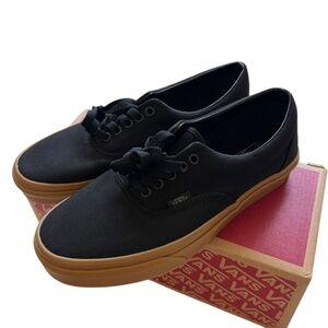 Vans Era sneakers black gum soles